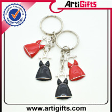 Artigifts móveis baratos do keychain do negociante do metal da promoção